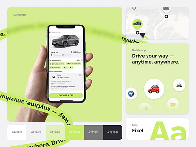 Car Rental Mobile App | SaaS design mobile app saas ui ux