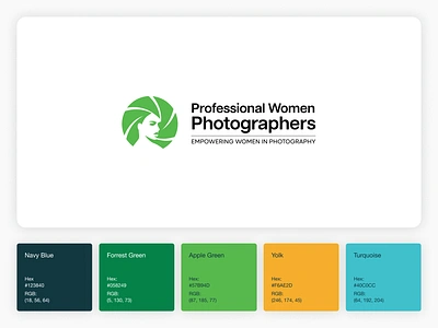 Logo Redesign & Branding Guide -Professional Women Photographers advocacy artistic expression branding charity design education empowering empowerment inclusivity innovation integrity logo non profit nonprofit nonprofit logo nonprofit website design ui webdesign women women photographers