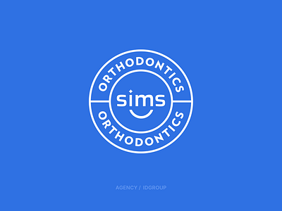 Sims Orthodontics / idgroup (AGENCY) agency work brand identity branding design graphic design logo orthodontics smile vector