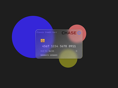 Glassmorphic Credit Card card credit card debit card frosted debit card frosted glass frosted glass card glass glass card glass effect glassmorphic card glassmorphism ui ui design