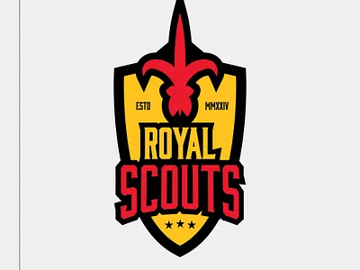 Day 32: Sports Team Logo - Royal Scouts #dailylogochallenge brand identity branding dailylogochallenge graphic design logo