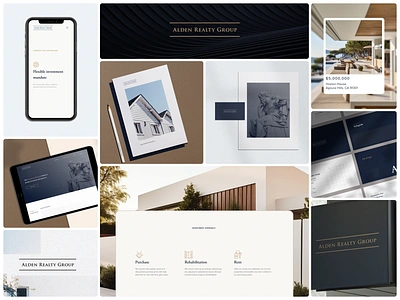 Real State Firm Branding bento brand bento brand strategy branding elegant design visual identity website