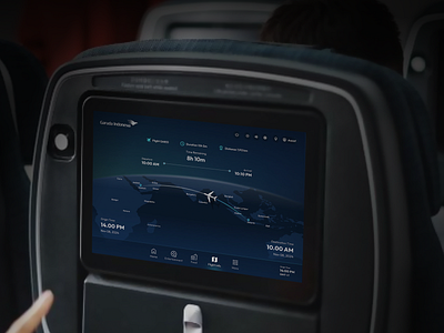 Garuda Indonesia - In-flight Entertainment - Flight Info app dashboard dashboard app design entertainment flight flight info ife inflight inflight entertainment landing page saas ui ui design ux web app