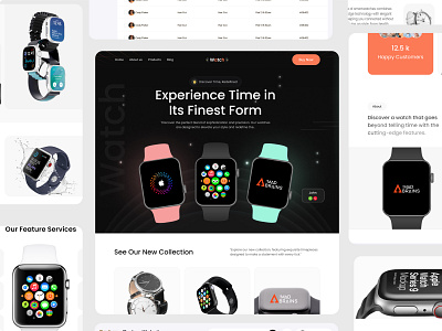 Watch Landing pages ⌚ conversion focused creative ui e commerce design hero section design landing page luxury watch design minimalist design modern ui design product gallery product landing page responsive design timepiece showcase ui user interface ux visual aesthetics watch collection watch landing page watch website web design inspiration