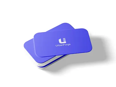 Real estate logo / Urban Forge brand design brand identity branding building logo construction logo design engineering engineering logo design graphic design illustration real estate logo