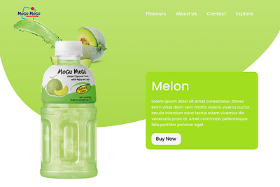 Day 21: Mogu Mogu Drink Animation animation app design figma graphic design illustration landingpage mogumogu slider ui uiux