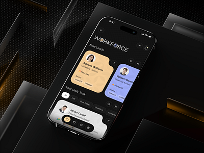 Workforce Mobile App | Simplifying Sales crm app crm mobile app design dashboard management deal tracking ios app design ideas lead management mobile app design mobile crm product productivity app sales sales app sales marketing sales pipeline task management ui user interface