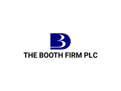 Minimalistic logo ,Strength in Simplicity – The Booth Firm PLC. 3d branding design firmlogo graphic design illustration it logo logo minimallogo motion graphics plc typography vector