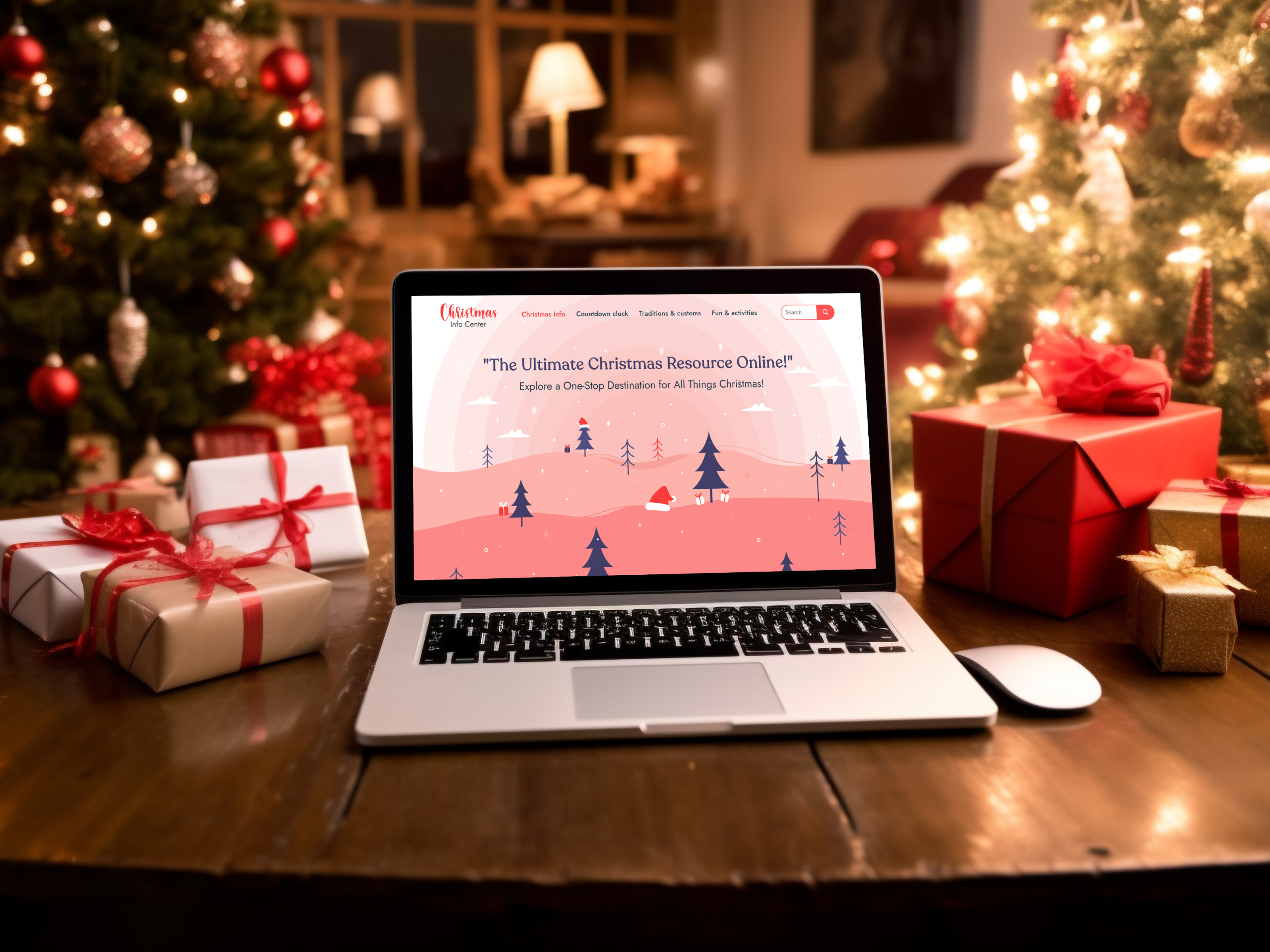 Christmas Information Website celebration christmas2024 christmascountdown christmasfestives christmasholidayrecipes christmasinformation christmasmagic christmasstory christmastree christmasvibes diyideas jinglealltheway merrychristmas onlinesource santa uidesign uiuxdesign webdesign websiteinformation winterseason