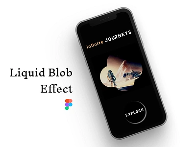 Day 26: Liquid Blob Effect animation app blobeffect design figma graphic design illustration liquidblobeffect ui