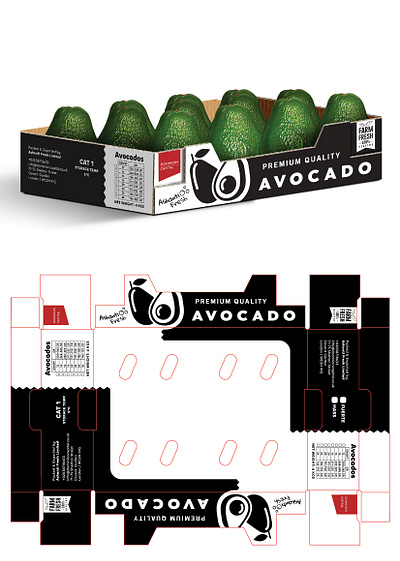 Avocado Box Design box design branding creative packaging custom packaging e commerce packaging food packaging label design package design packagemockup packaging packaging design product packaging sustainable packaging