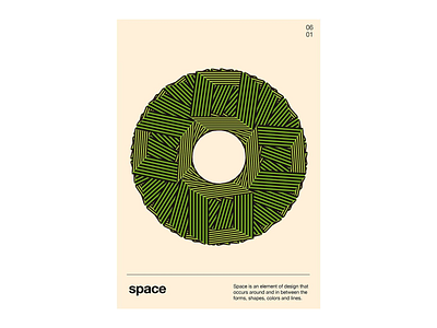 Circular Geometric Poster abstract geometry abstract shapes artistic structure balanced layout bold lines circular pattern conceptual creative creative composition decorative design geometric design green accents high contrast minimalist layout modern modern aesthetics repetitive design visual depth visual symmetry