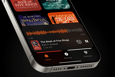 Kafka Audio Book Player design showcase