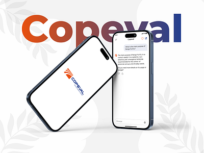 Copeval - AI Assistant App UI ai ai chat app ui assitant branding graphic design logo ui