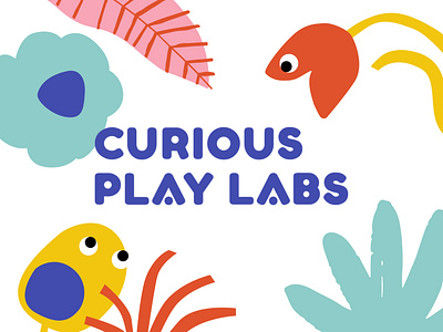 Curious Play Labs brand branding children fun graphic design identity kids logo play science