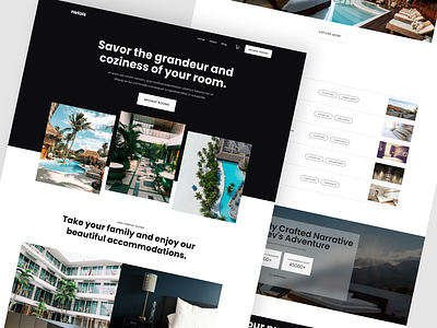 Hotel Website architecture booking hotel hotel design hotel website landing page uiux user interface web design