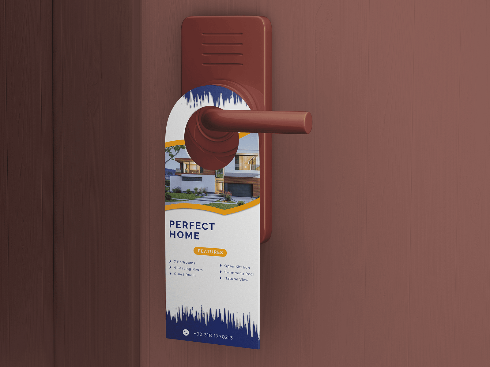 Creative Door Hanger Design by Zeeshan Ali on Dribbble