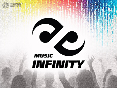 Infinity Music logo artistic identity branding creative flow elegant music endless music harmony symbol infinite melody infinity symbol logo melody icon minimalistic design music inspired music logo music notes musical loop note themed rhythm design timeless music