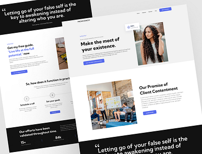 NickCoach-Coaching Website business coaching coaching website corporate landing page marketing uiux user interface web design website