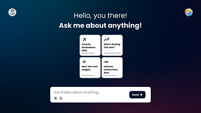 Probot - Landing Page ai bot chatgpt helper simple website