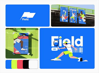 Field, Elevating Every Play - Brand Language animation basketball blue brand branding branding agency colorfull design futsal graphic design identity design illustration logo logo design logogram logotype motion graphics sports tennis vector