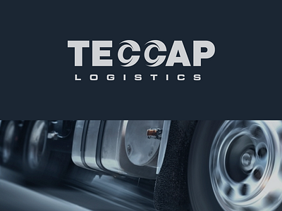 Teccap logistics branding graphic design identic logo logodesign