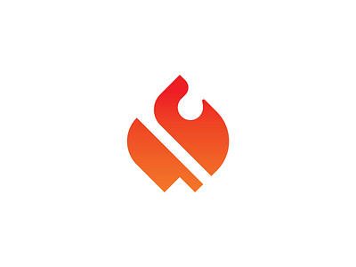 Fire Knife Logo abstract blades brand burn company cook cooking fire flames for sale knife knives logo logo design modern sale sword weapon