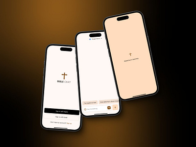 BibleChat AI app ios ui ux uxdesign
