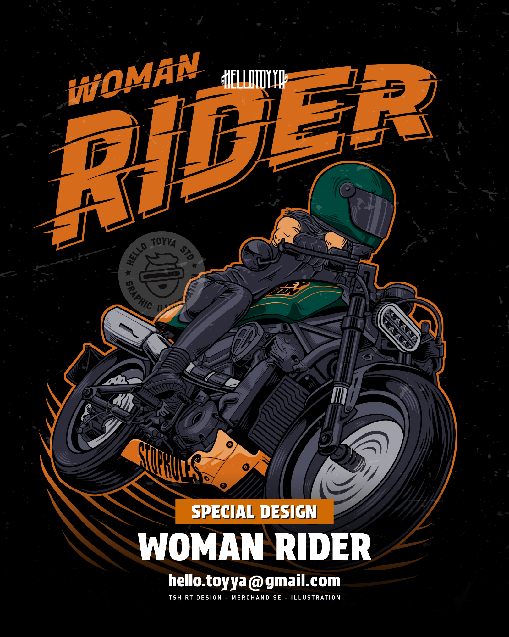 Example of Vintage & Retro Automotive Illustration