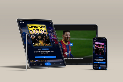 ONLIVE TV - Viewing Platform The Top Tournament app app design design tablet ui ui design viewing