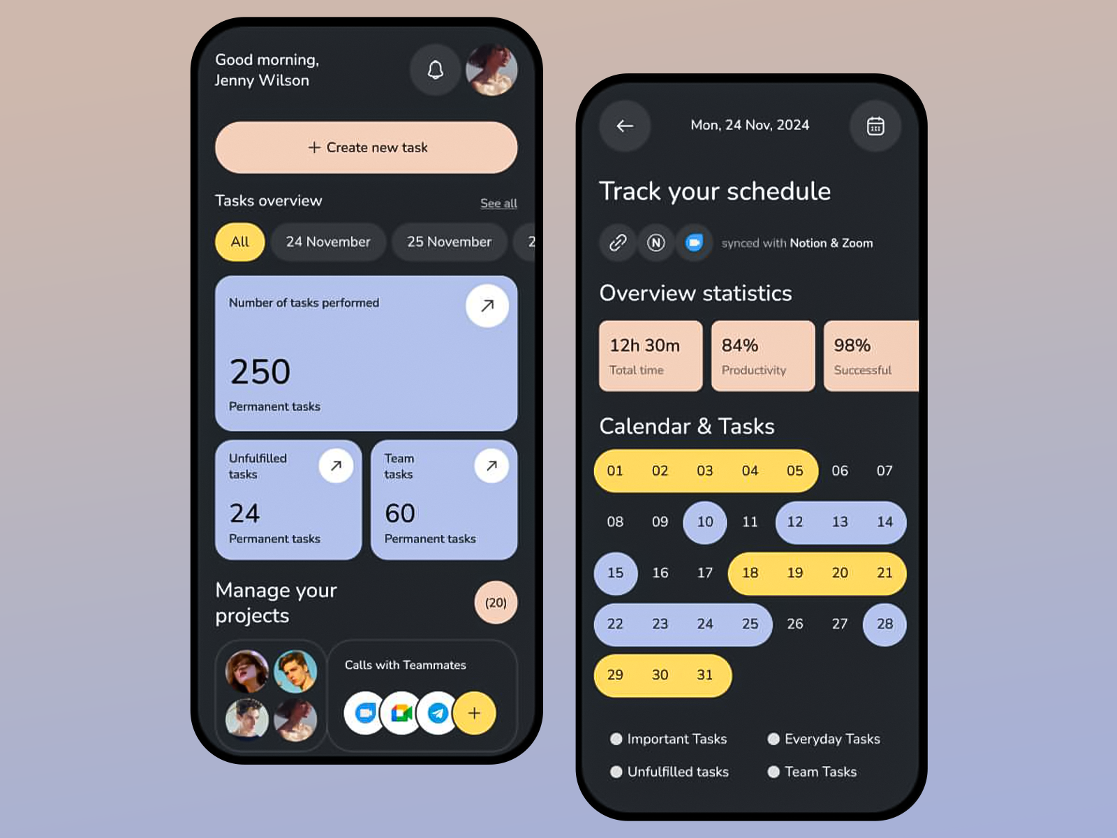Progress Tracking App by Naikon on Dribbble