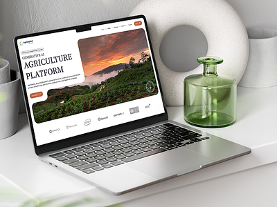 AgriCopilot - Agricultural AI Platform graphic design logo ui uiux web website website design