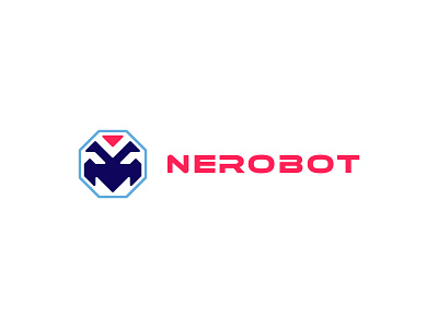 Nerobot ai brand branding design face logo identity logo logo design logo inspirations logo world logodesign logotype minimalist modern robot logo robot robot face robotlogo simple robot logo simple tech logo tech robot logo