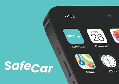 SafeCar Rebranding Project 2025 2024 2025 app brand 2025 branding branding guide car design brand 2025 graphic design iphone logo logofolio mockup saas safeboda safecar teal tech uber ui