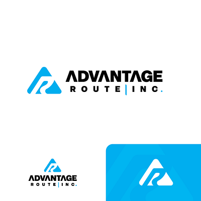 ADVANTAGE ROUTE INC design graphic logo logo design minimalist