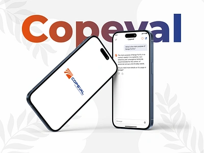 Copeval - AI Assistant App UI 3d ai animation chat farmer graphic design logo motion graphics ui