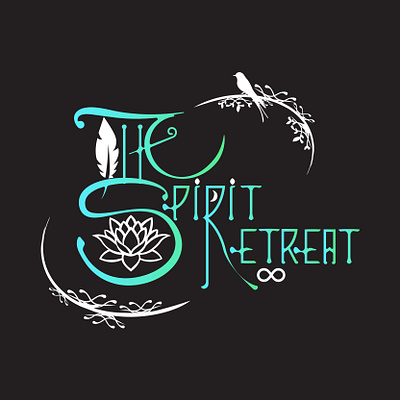 The Spirit Retreat logo logo design typography