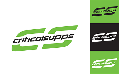 Critical Supps branding logo logo design