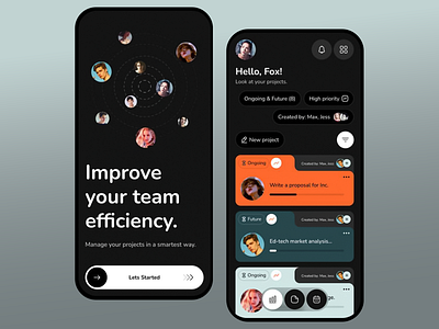 Team Management App analytics dashboard app app design app interface design interface design management mobile app design planner app productivity project management task management team team management team manager teamwork ui ui design ux ux design