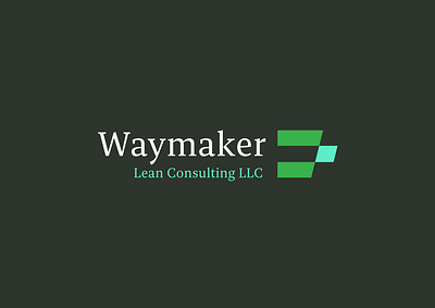 Waymaker Lean Consulting LLC Visual Identity Case Study branding designer graphic design logo logo design ui ux