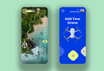 UI Design Drone Challenge mobile design product design ui ui design user interface