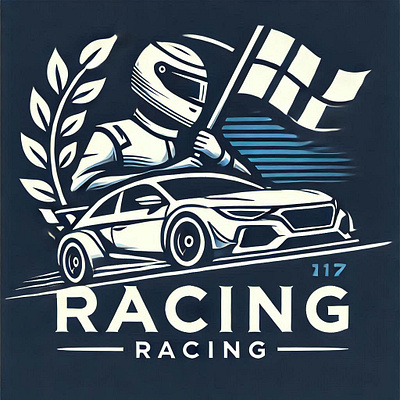 Crafting Speed: A Racing Illustration branding graphic design illustration logo typography vector