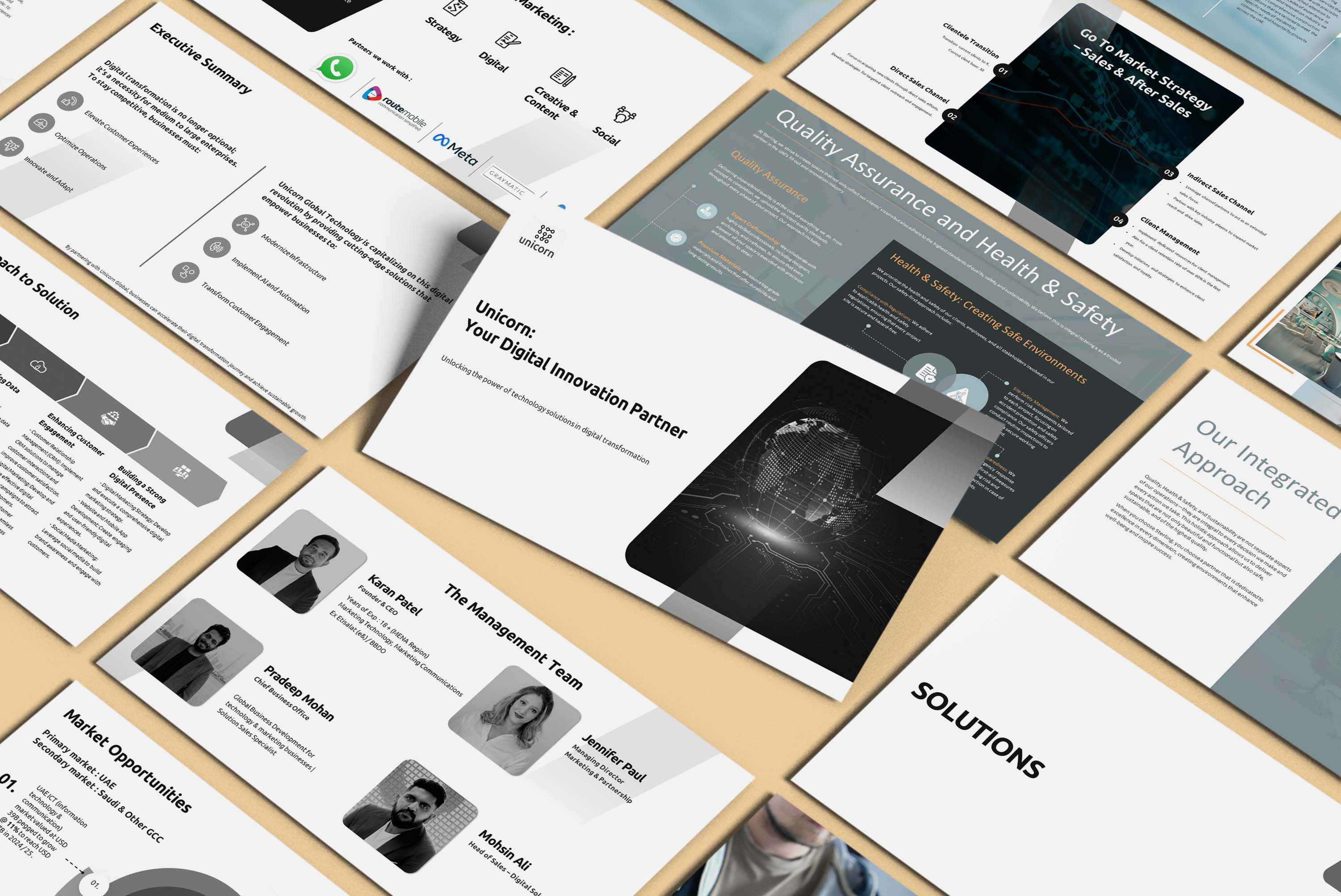 Example of Business Presentation Design