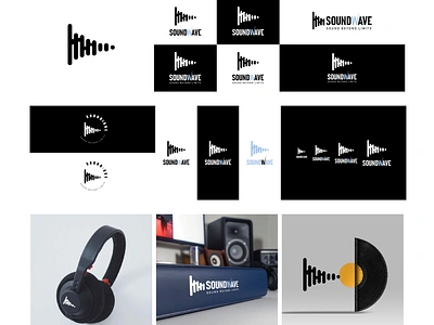 SoundWave Brand Logo Guide audio mockups brand logo guide brand style brand style logo guide guide of brand logo logo logo guide logo mockups soundwave soundwave production