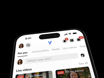 🎥 Live Videos for Yoobic Mobile App 🎥 app iphone live video mobile retail ux video yoobic