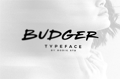 Budger Font allcaps brush budger design font handlettering handwritten lettering sans typeface typography typology