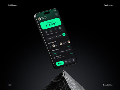 Digital Wallet Mobile App UI Design app design app ui app ui design digital wallet figma finance finance app fintech fintech app mobile app mobile app ui mobile app ui design uiux wallet
