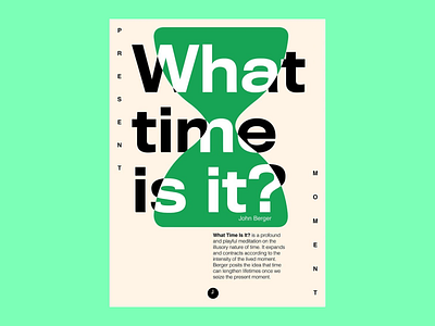 The Illusion of Time: Embracing the Present awareness design designer designposter experience flow state human experience inspiration inspiration quote magazine magazines meditation mindfulness poster posterdesign present moment quote subjective time time perception