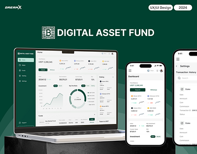 Cryptocurrency Investing Platform - Digital Asset Fund crypto investing design crypto web design crypto website crypto website design cryptocurrency web design cryptocurrency website cryptocurrency website design fintech website design uiux design uiux web design website design