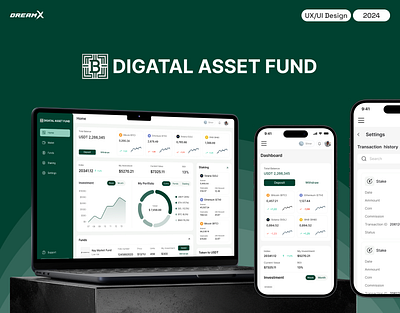 Cryptocurrency Investing Platform - Digital Asset Fund crypto investing design crypto web design crypto website crypto website design cryptocurrency web design cryptocurrency website cryptocurrency website design fintech website design uiux design uiux web design website design